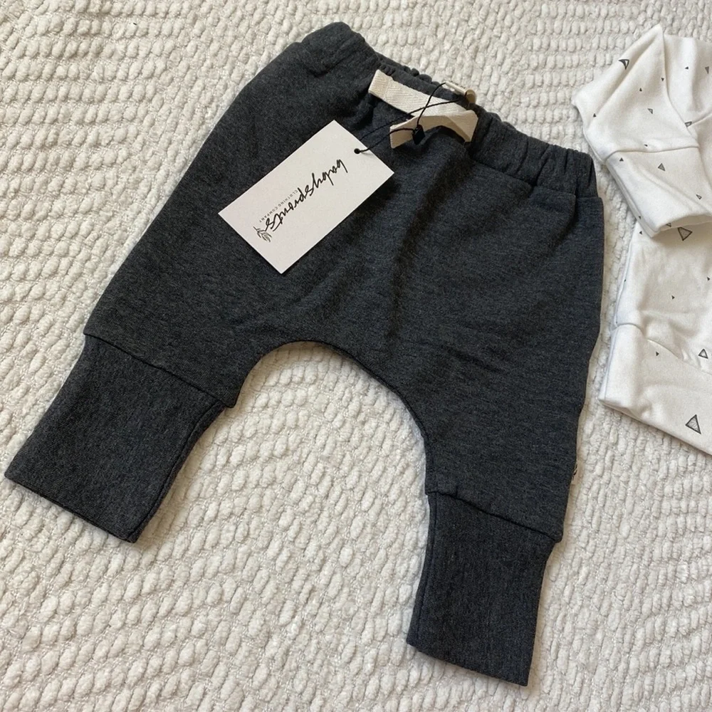 Babysprouts | Raglan Sweatshirt + French Terry Slim Harems Sweatpants